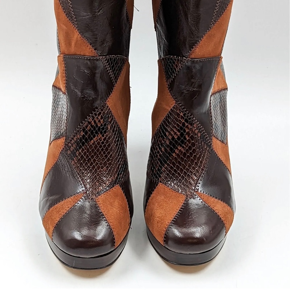 NWT Michael Kors Hanya Patchwork Boot - SZ 10 - Picture 7 of 9